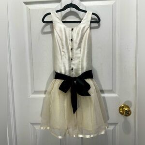 Girls’ Chaps satin and tulle dress